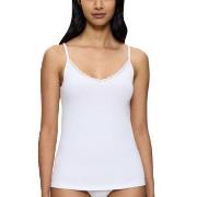 Triumph Feel Of Cotton Spaghetti Top Hvit bomull 42 Dame