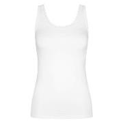 Triumph Feel Of Cotton Tank Top Hvit bomull 36 Dame