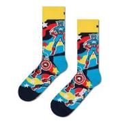 Happy socks Strømper Marvel Captain America Sock Blå bomull Str 41/46