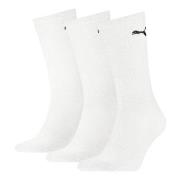 Puma Strømper 3P Unisex Light Crew Socks Hvit Str 43/46