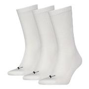 Puma Strømper 3P Cushioned Next Crew Socks Hvit Str 39/42