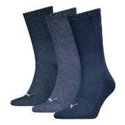 Puma Strømper 3P Cushioned Next Crew Socks Marine Strl 35/39