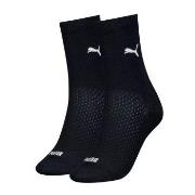 Puma Strømper 2P Women Logo Crew Socks Svart Str 35/38 Dame