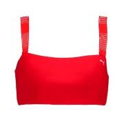 Puma Bandeau Bikini Top Rød X-Large Dame