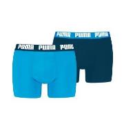 Puma 2P Men Everyday Basic Boxer Marine/Blå bomull Large Herre