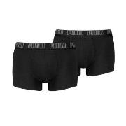 Puma 2P Men Everyday Trunks Svart bomull Medium Herre