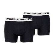 Puma 2P Men Multi Logo Boxer Grå/Svart bomull Medium Herre