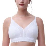 Chantelle BH EasyFeel Wirefree Support Bra Hvit nylon C 75 Dame
