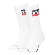 Levis Strømper 2P Sport Regular Cut Sock Hvit Str 39/42