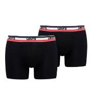 Levis 2P Sportswear Logo Base Boxer Svart bomull Medium Herre