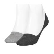 Calvin Klein Strømper 2P Women Low Cut Footie Socks Grå Str 35/38 Dame
