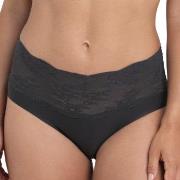 Anita Truser Essential High Waist Lace Briefs Mørkgrå  Small Dame