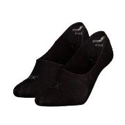 Calvin Klein Strømper 2P Shiny Logo Mid Cut Footie Socks Svart Str 39/...