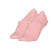 Calvin Klein Strømper 2P Women Invisible Footie Socks Rosa Str 39/42 D...