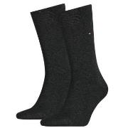 Tommy Hilfiger Strømper 2P Men Classic Sock Mørkgrå  Str 47/49 Herre