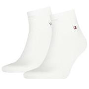 Tommy Hilfiger Strømper 2P Men Quarter Sock Hvit Str 47/49 Herre