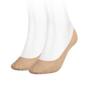 Tommy Hilfiger Strømper 2P Women Invisible Footie Socks Beige Str 39/4...