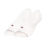 Tommy Hilfiger Strømper 2P Women Shine Footie Socks Hvit Str 39/42 Dam...