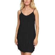 Damella Bamboo Nightdress Without Sleeves Svart Bambus Large Dame