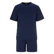 Damella Edward Short Sleeve Pyjamas Marine bomull XX-Large Dame