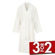 Damella Unisex Torekov Robe Hvit bomull X-Large Dame