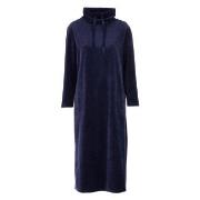 Damella Velour Cosy Dress Marine X-Large Dame