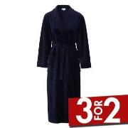 Damella Velour Cosy Robe Marine XX-Large Dame