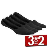 Damella Strømper 2P Ballerina Socks Svart Str 39/42 Dame