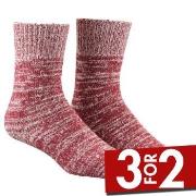 Damella Strømper Wool Soft Socks Rød Str 43/46 Dame