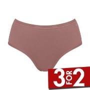 Sloggi Truser 3P GO Daily Cotton Midi Briefs Mørkrosa bomull Large Dam...