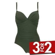 Damella Miranda Swimsuit Mørkgrørnn  B/C 44 Dame