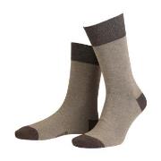 Amanda Christensen Strømper True Contrast Ankle Sock Lysbrun  Str 39/4...