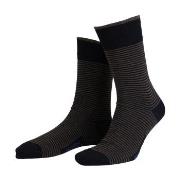 Amanda Christensen Strømper True Stripe Ankle Sock Mørkgrå  Str 47/50