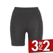 Damella Truser Wool And Silk Shorts Mørkgrå  ull 36 Dame