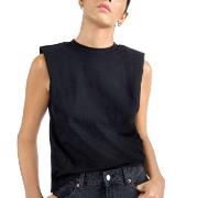 Bread and Boxers Heavy Tank Top Svart økologisk bomull X-Large Dame