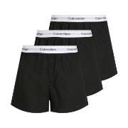 Calvin Klein 3P Slim Boxers Svart bomull Large Herre