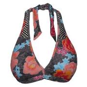 Esprit Peony Beach 2 Padded Halterneck Bikini Brun mønstret D 36 Dame