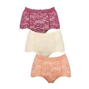 Missya Truser 3P Lace Maxi Rosa/Lilla Medium Dame