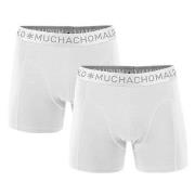Muchachomalo 2P Solid Boxer UPP1 Hvit bomull X-Large Herre