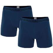 Muchachomalo 2P Solid Boxer UPP1 Marine bomull Small Herre