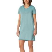 Schiesser Short Sleeve Sleepshirt Lysegrønn bomull 42 Dame