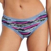 Sloggi Truser 3P GO Crush Hipster Briefs Blå/Grønn bomull X-Small Dame