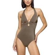Triumph Midnight Swim OP 01 Swimsuit Khaki D 40 Dame