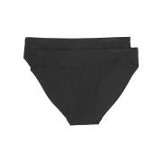 Marc O Polo Elastic Briefs Truser 2P Svart Large Dame