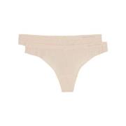 Marc O Polo Elastic String Truser 2P Beige Medium Dame