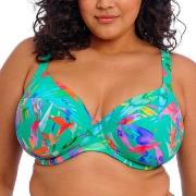 Elomi Toyama Tides Underwire Plunge Bikini Top Mixed J 80 Dame