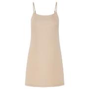 Naturana Slip Plain Beige polyester 42 Dame