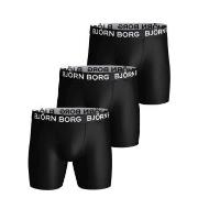 Björn Borg 3P Sports Microfiber Boxers Svart polyester X-Large Herre