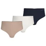 Tommy Hilfiger Truser 3P Logo HW Thong Mixed Medium Dame