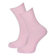 Trofe Bamboo Loose Socks Strømper Rosa Str 35/38 Dame